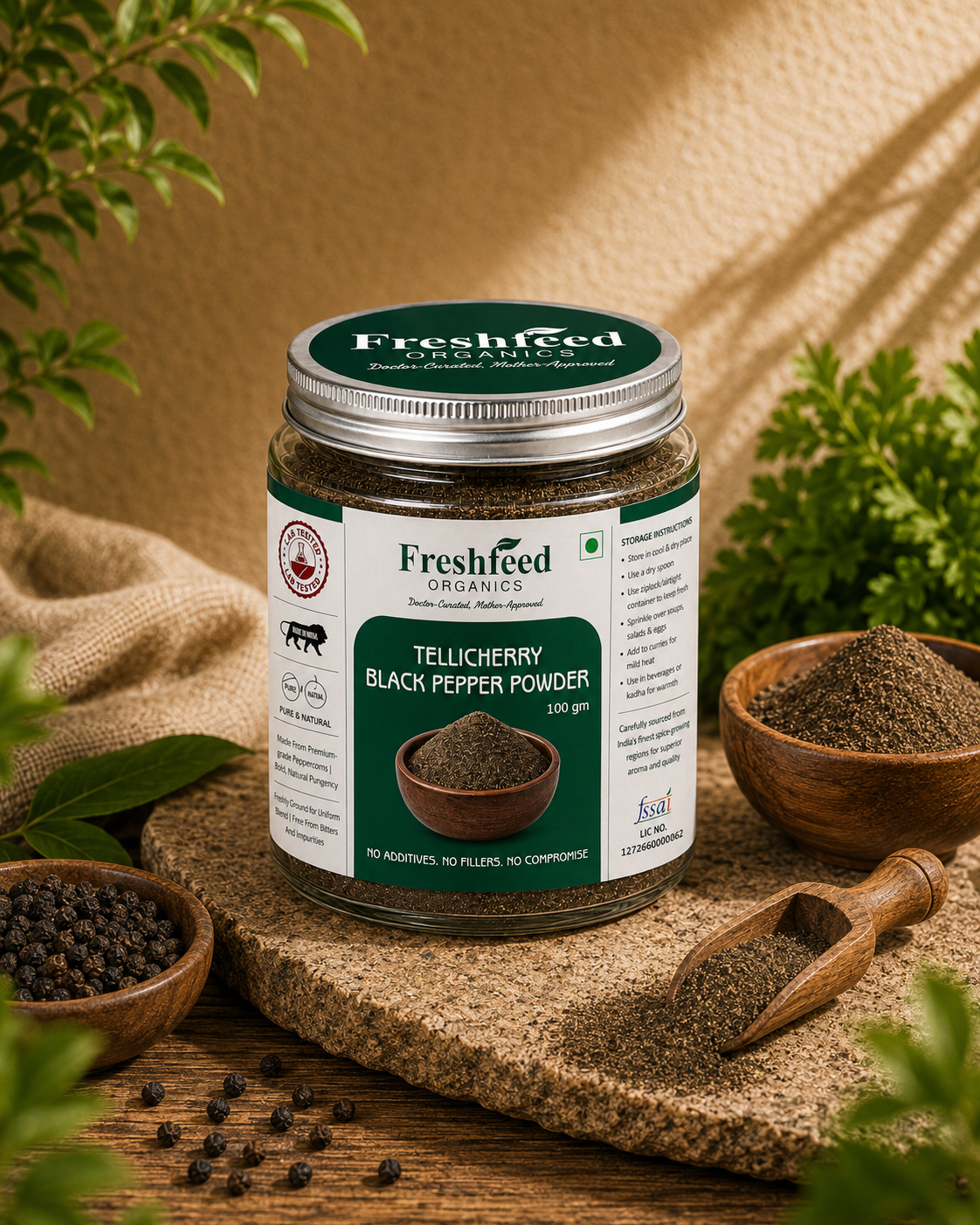 Tellicherry Black Pepper Powder