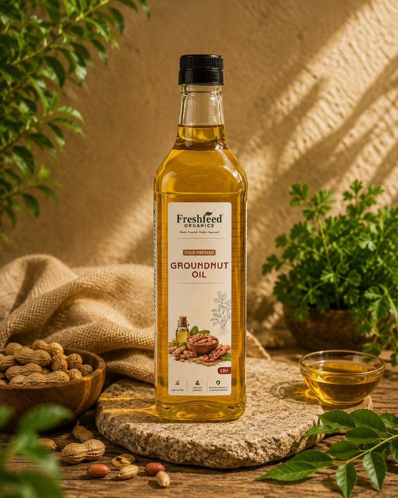 Groundnut Oil (Cold-Pressed)
