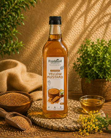 Yellow Mustard Oil (Cold-Pressed)