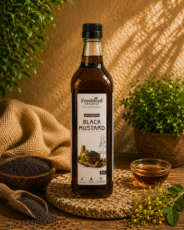 Black Mustard Oil (Cold-Pressed)