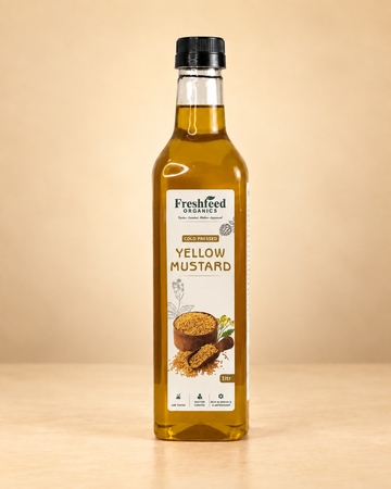 Yellow Mustard Oil (Cold-Pressed)