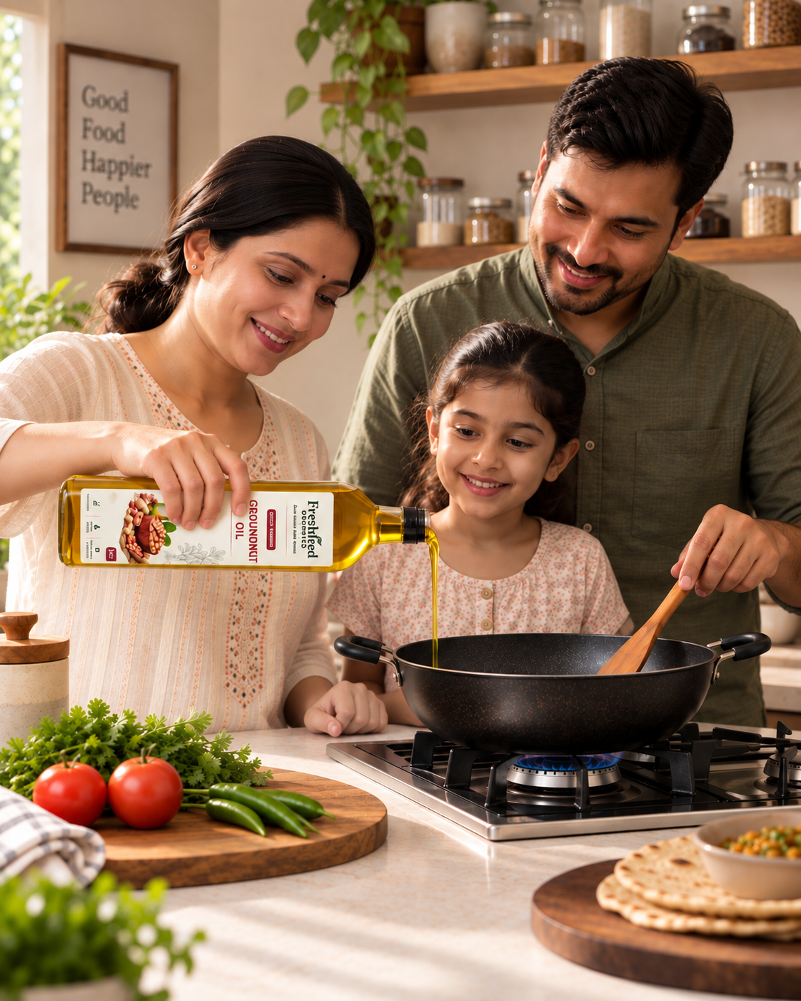 Groundnut Oil (Cold-Pressed)