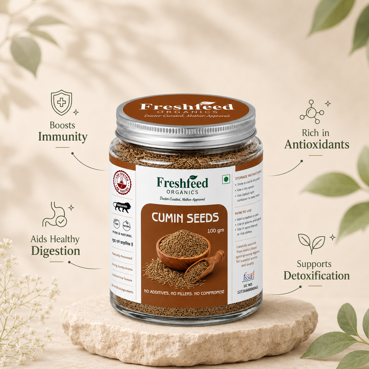 Cumin Seeds (Jeera Whole)